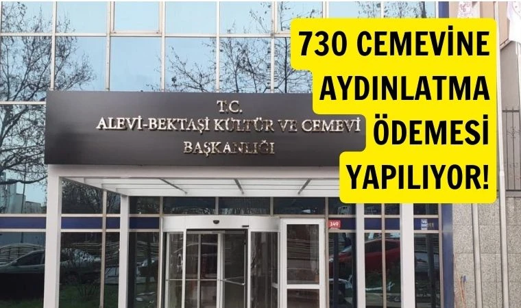 Devlet 730 cemevinin aydınlatma giderini karşılıyor