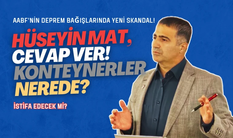AABF’nin deprem skandalında yeni iddia: Yardım konteynerleri nerede?