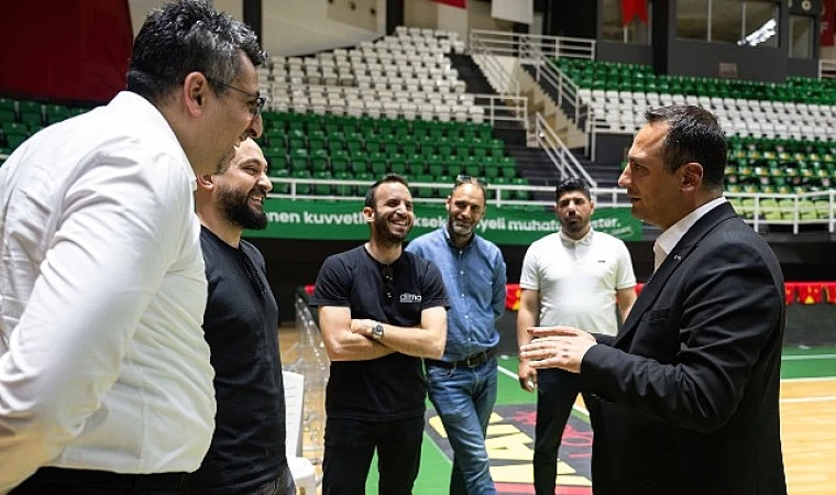 Başkan Eşki’den Göztepe’ye moral ziyareti