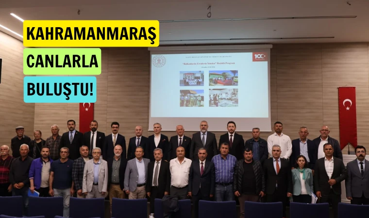 Kahramanmaraş’ta “Canlarla Buluşma” toplantısında büyük coşku