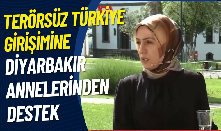 Terörsüz Türkiye girişimine Diyarbakır Annelerinden destek