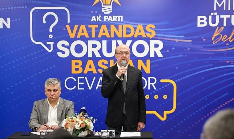Selçuklu'da vatandaş soruyor başkan cevaplıyor