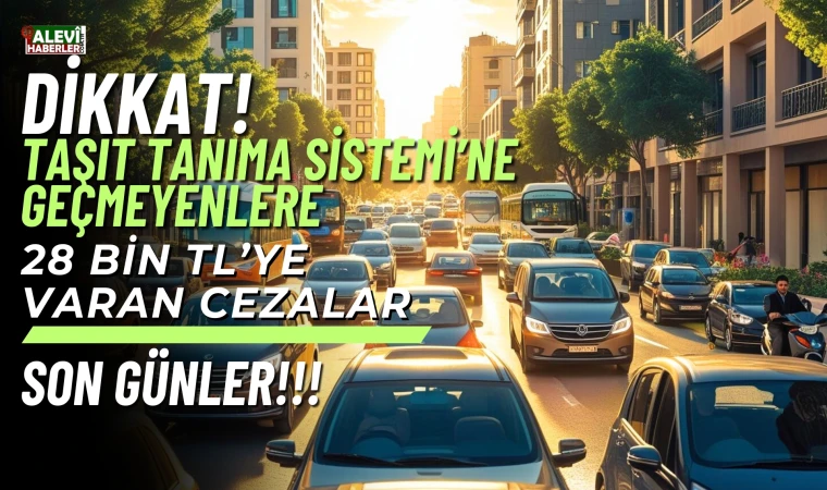 Taşıt Tanıma Sistemi’ne geçmeyenlere 28 bin TL’ye varan cezalar