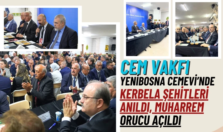 Cem Vakfı Yenibosna Cemevi’nde anlamlı buluşma