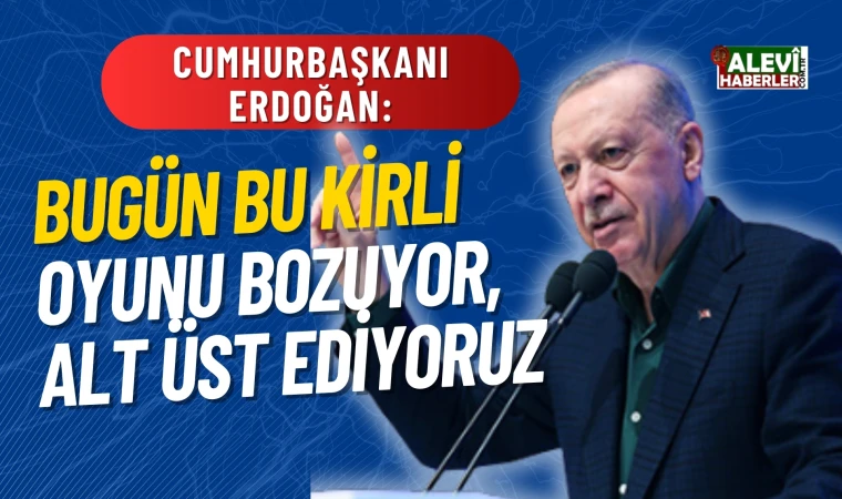 Cumhurbaşkanı Erdoğan'dan "Terörsüz Türkiye" açıklaması