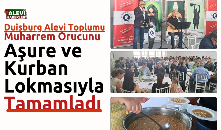 Duisburg Alevi Toplumu'ndan aşure ve kurban lokması