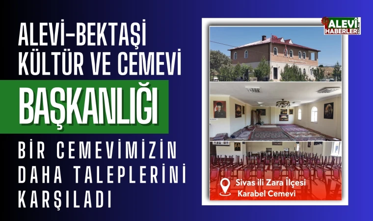 Karabel Cemevi'nin talepleri karşılandı
