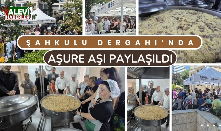 Şahkulu Sultan Dergahı’nda Muharrem Orucu sonrası aşure aşı paylaşıldı