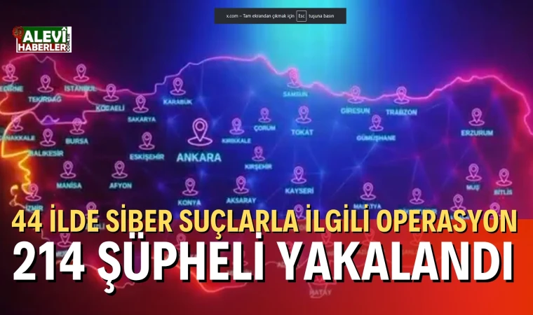 Bakan Yerlikaya duyurdu: 44 ilde operasyon