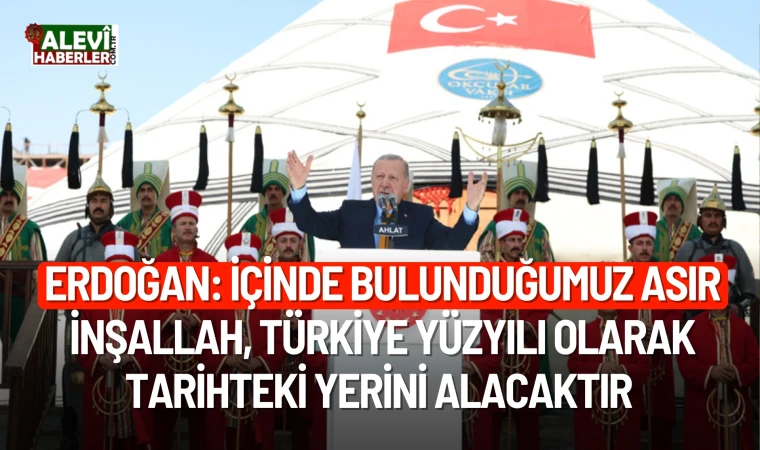 Erdoğan, Malazgirt Zaferi’nin 954. yıl dönümü kutlama törenlerine katıldı