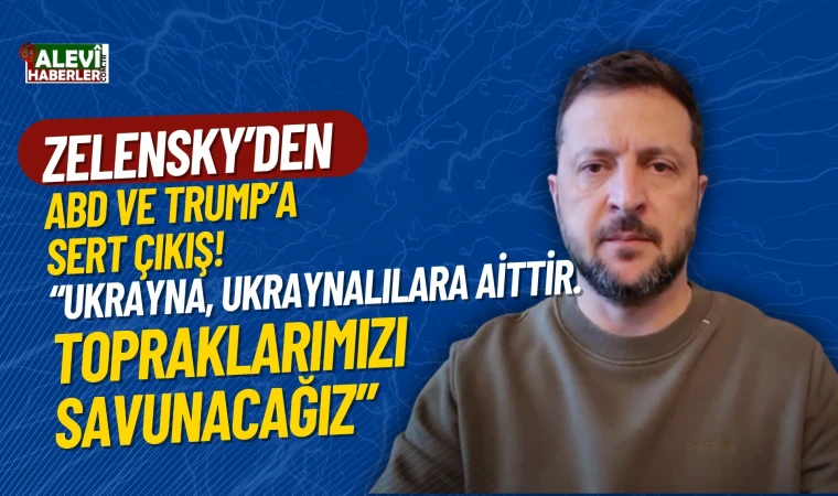 Zelensky'den Trump'a sert çıkış!