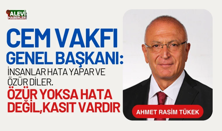 CEM Vakfı'ndan Merdan Yanardağ’a özür çağrısı: Özür gelmezse kasıt vardır