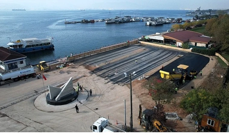 1 Mart Vapur İskelesi Otoparkı yüzde 85 tamam