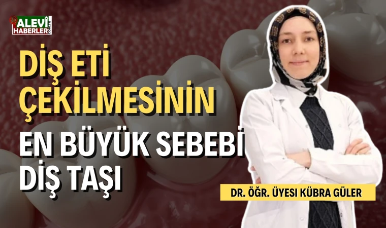 Diş eti çekilmesinin en büyük sebebi diş taşı!