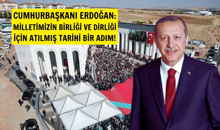 Erdoğan: Ehli Beyt sevgisi bütün insanlığı selamete ulaştıracak kurtuluş gemisidir!