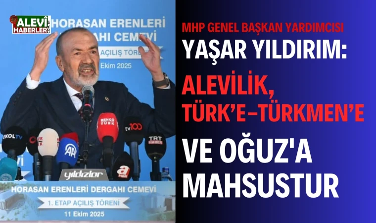 Horasan Erenleri Dergahı Cemevi açılış töreninde Yaşar Yıldırım'dan birlik mesajı