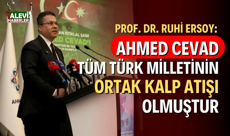 Türk dünyasının bağımsızlık şairi Ahmed Cevad saygıyla anıldı