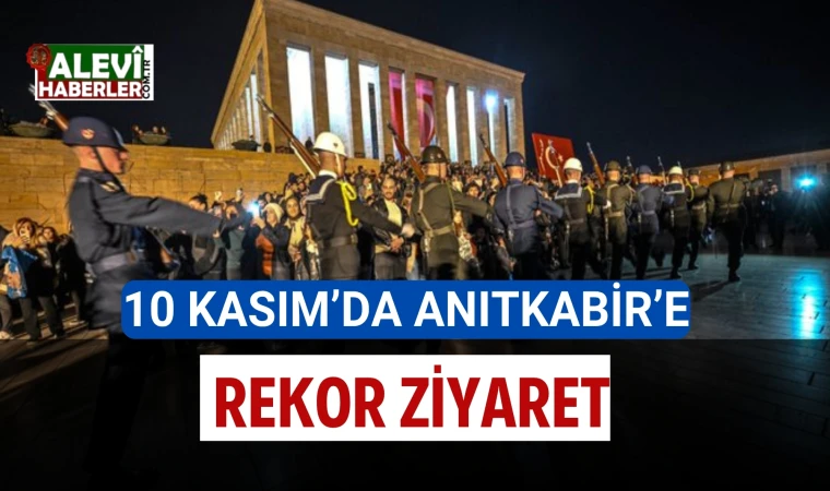 10 Kasım’da Anıtkabir’e rekor ziyaret: 1 milyon 219 bin 148 kişi