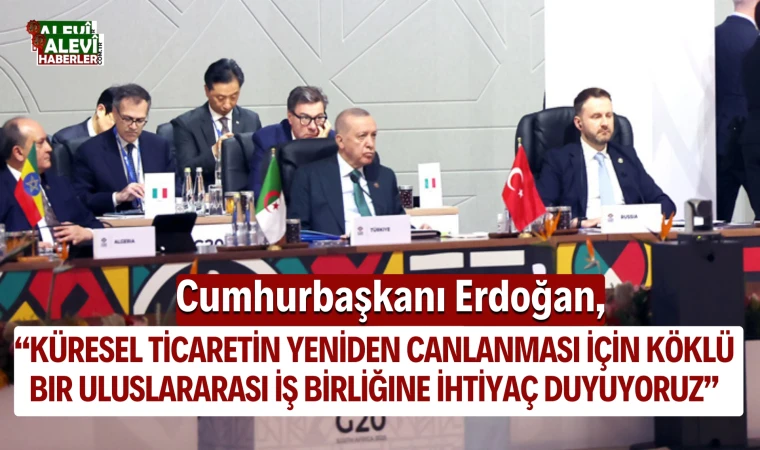 Cumhurbaşkanı Erdoğan, G20 Liderler Zirvesi'ne katıldı