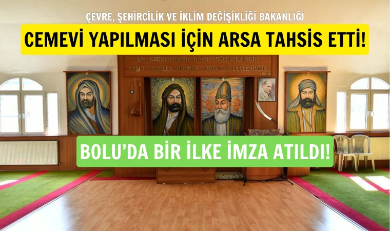 Devlet, Bolu Belediyesi’ne cemevi arsası tahsis etti