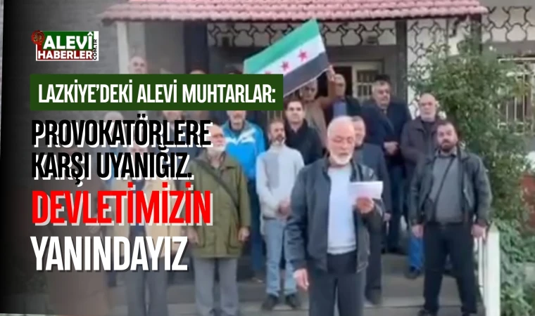 Suriye'de Aleviler bölünmeye karşı: Devletimizin yanındayız