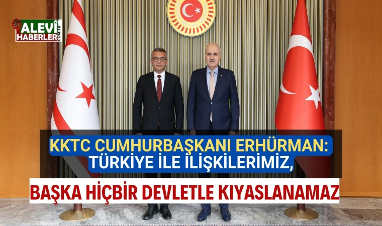 TBMM Başkanı Kurtulmuş, KKTC Cumhurbaşkanı Erhürman ile görüştü