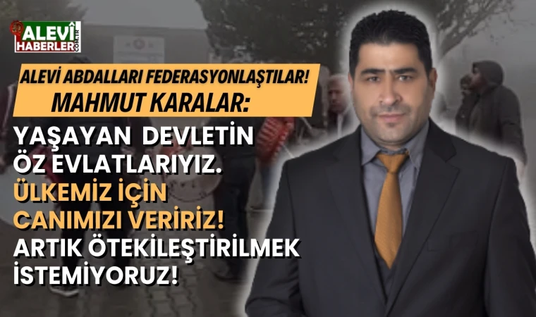 Mahmut Karalar'dan tarihi çağrı: Yaşayan devletin öz evlatlarıyız.Ülkemiz için canımızı veririz