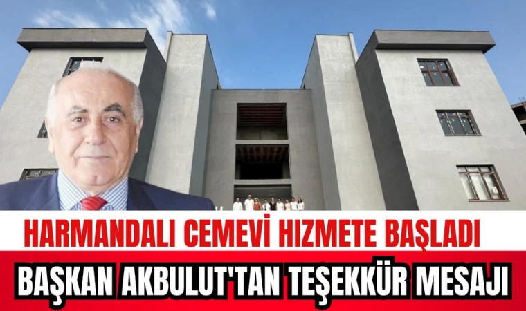 Harmandalı Cemevi hizmete başladı