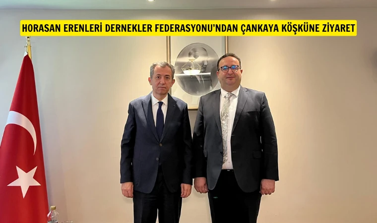 Horasan Erenleri’nden Çankaya Köşkü’ne ziyaret