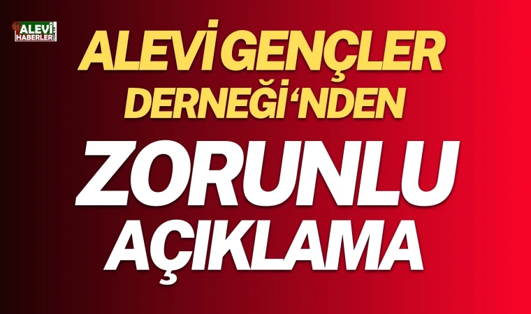 Alevi Gençler Derneği: Siyasi paylaşımların bizimle ilgisi yoktur