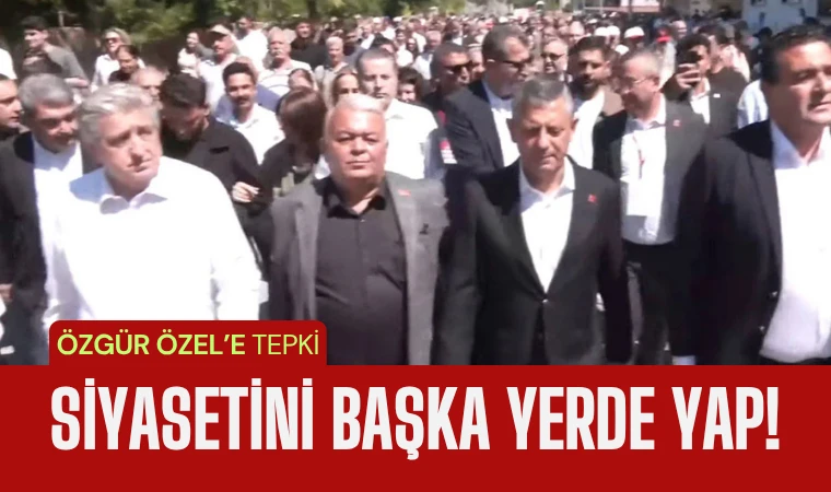 Özel’den Sivas’ta yine siyasi istismar!