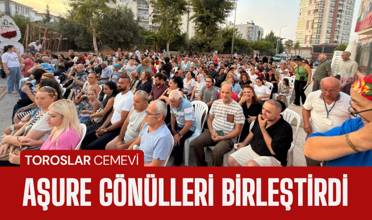 Toroslar Cemevi'nde Aşure gönülleri birleştirdi