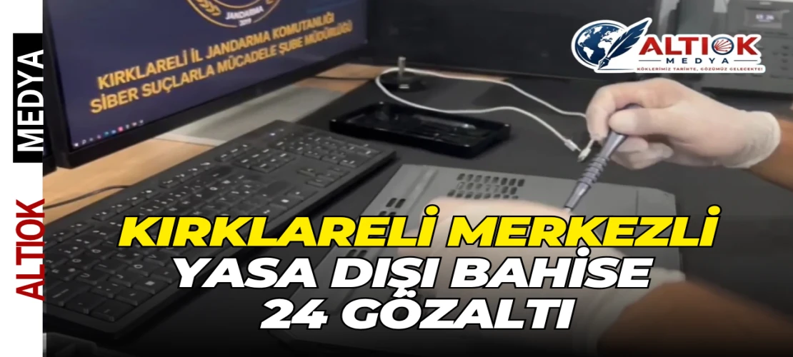 7 ilde yasa dışı bahise yönelik operasyon