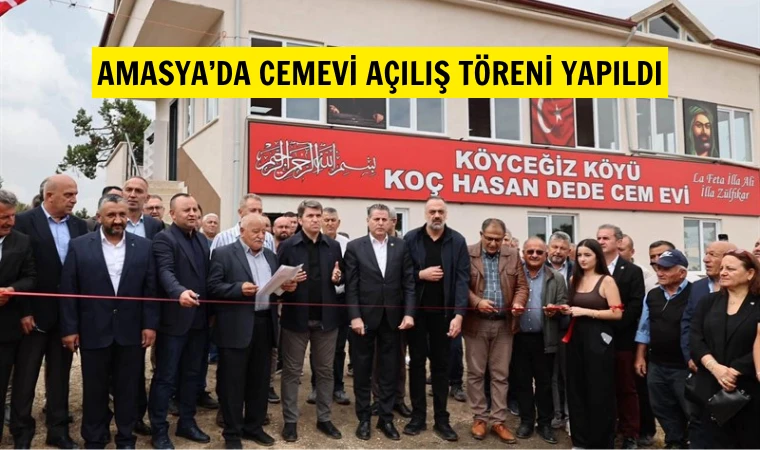 Amasya’da Hasan Koç Dede Cemevi törenle hizmete açıldı