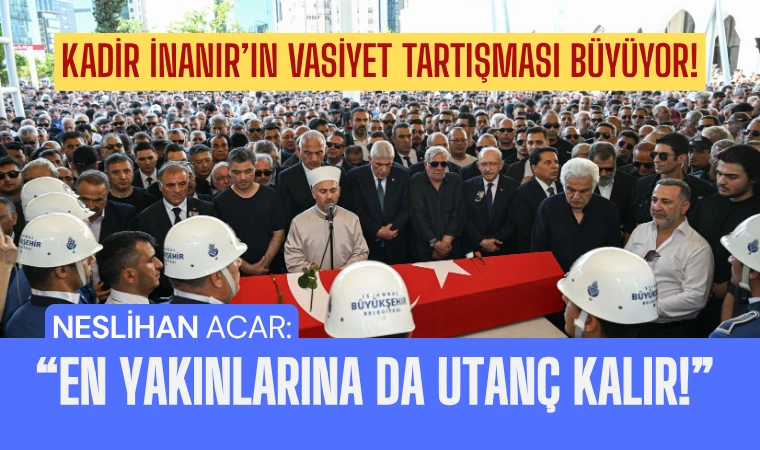 Kadir İnanır'ın vasiyet tartışmasına gelinler de katıldı