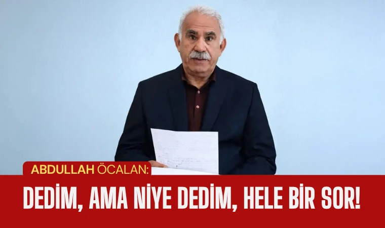 Öcalan “Yavuz Selim-İdris-i Bitlisi İttifakı”nı savundu