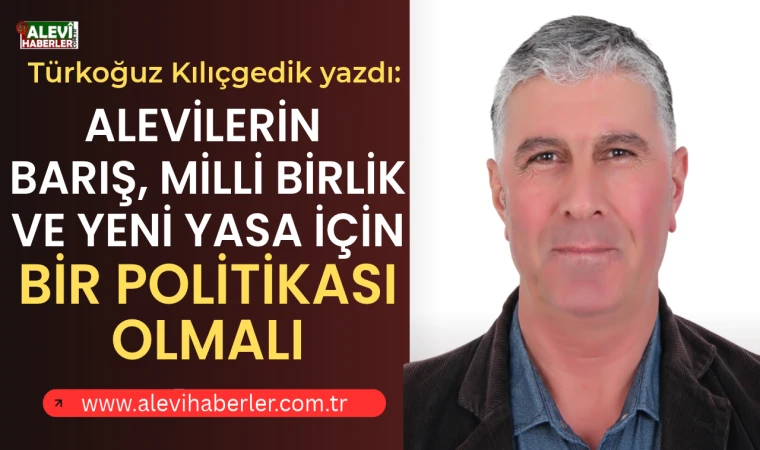 Türkoğuz Kılıçgedik: Alevilerin barış, milli birlik ve yeni yasa için bir politikası olmalı
