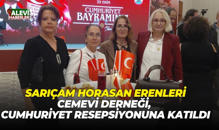 Sarıçam Horasan Erenleri Cemevi Derneği, Cumhuriyet Resepsiyonuna katıldı