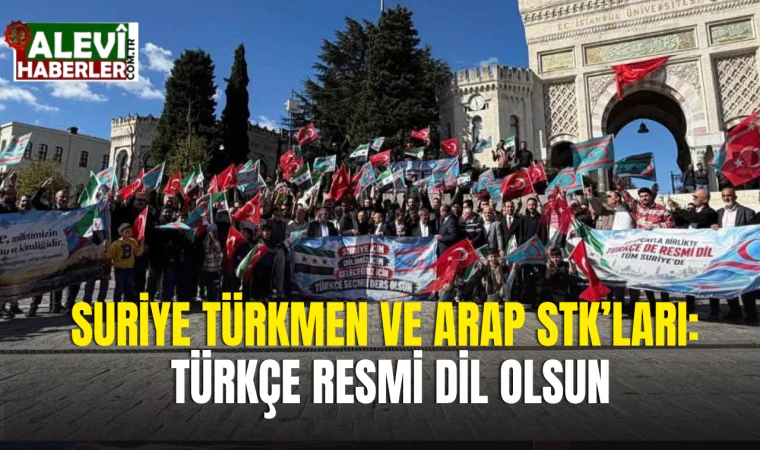 Suriye Türkmen ve Arap STK’ları: Türkçe resmi dil olsun