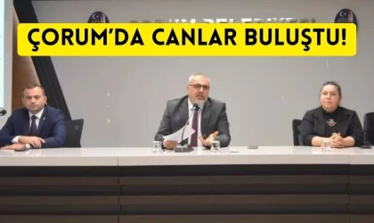Alevi-Bektaşi Kültür ve Cemevi Başkanı Özdemir Çorum'da canlarla buluştu