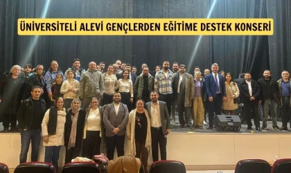 Alevi gençler eğitime destek konseri düzenledi