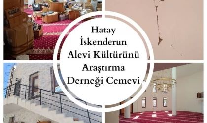 İskenderun Alevi Kültürünü Araştırma Derneği Cemevi ibadete hazır