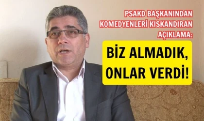 PSAKD Başkanı Erçe, aydınlatma ödemesi aldıklarını inkar etti!