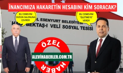 Hacıbektaş Belediyesi Cemevini düğün salonu yapmış!