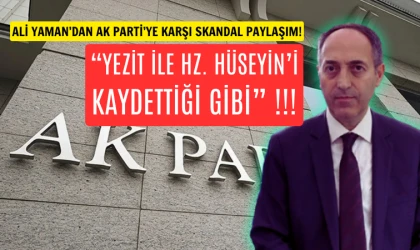 Prof. Dr. Ali Yaman AK Parti iktidarına “Yezit” dedi!