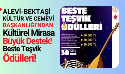 Alevi-Bektaşi Kültür ve Cemevi Başkanlığı’ndan Beste Teşvik Ödülleri