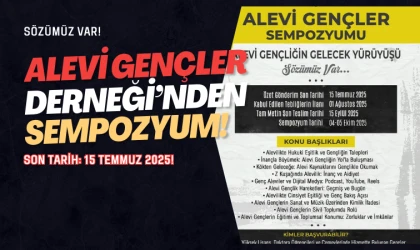Alevi Gençliğin Gelecek Yürüyüşü Sempozyumu düzenleniyor
