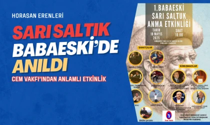 Babaeski’de Sarı Saltuk Anma Etkinliği düzenlendi