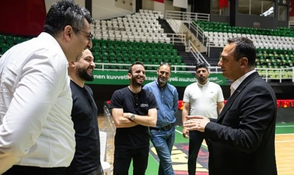 Başkan Eşki’den Göztepe’ye moral ziyareti