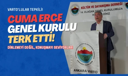 Cuma Erçe Varto-Der genel kurulunu neden terk etti?